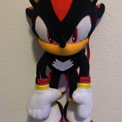  Sonic The Hedgehog Doll Plush Backpack - Shadow