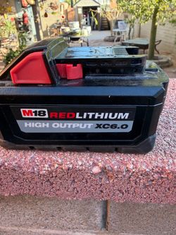 M18 Milwaukee 6.0 like new battery