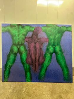 Large Original Oil Painting by Will Velázquez 79”x65”