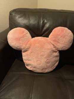 Pink Mickey Shaped Pillow