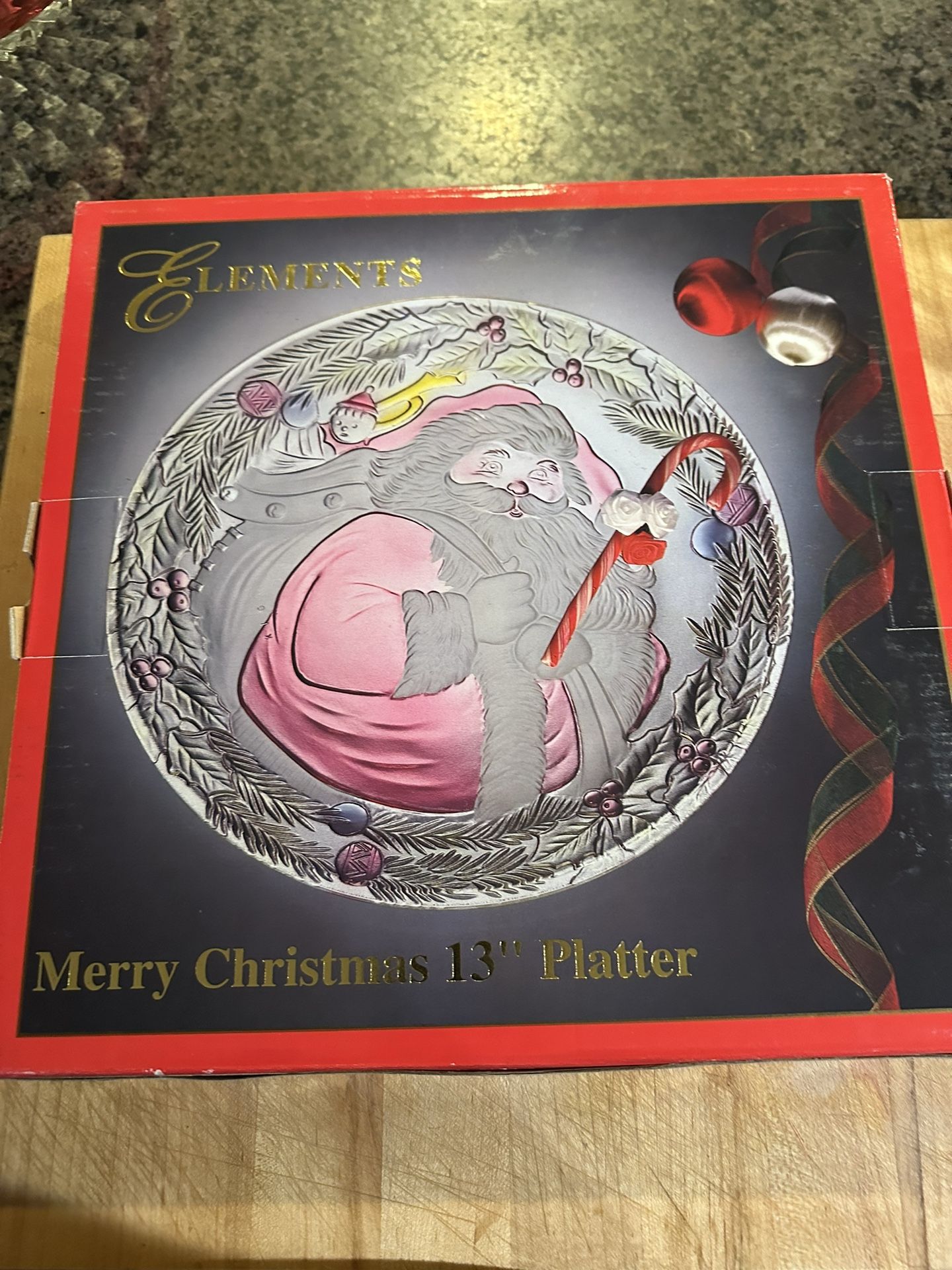 Christmas Glass Dish