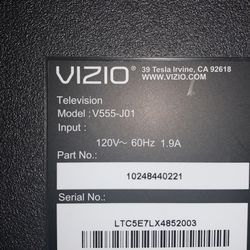 VIZIO 55 Class V-Series 4K UHD LED Smart TV V555-J01 