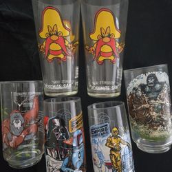 Vintage Novelty/Promo Drinking Glasses