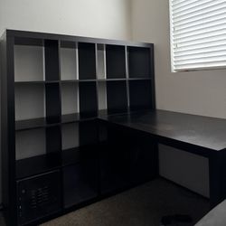 Ikea Expedit Shelf and Desk