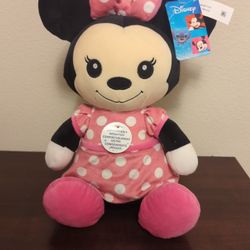 NEW!  Disney Classics 14-Inch Minnie Mouse Comfort Weighted Plush Animal
