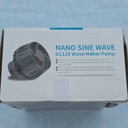 Nano Sine Wave DC12V Wave Maker Pump for Fresh Marine Aquarium