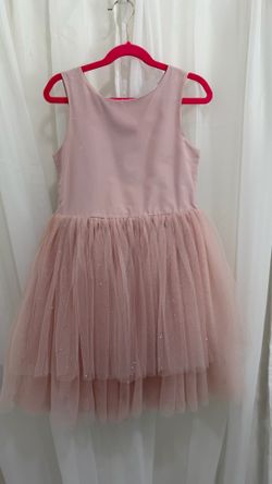 H&M Girls Light Pink Tulle Party Dress - Size 7-8Y (EUR 128)