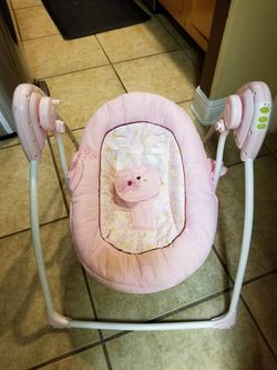 Baby girl swing