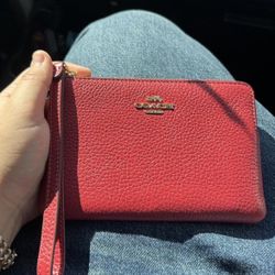 Brand new Red Coach wallet