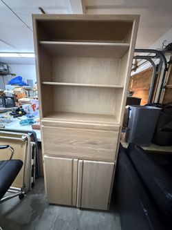 Tall desk or dry bar wall unit
