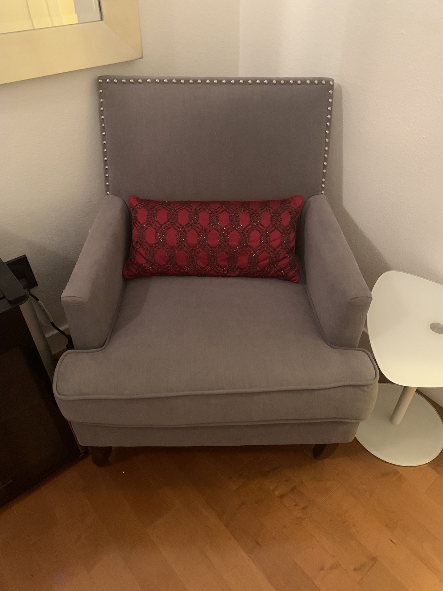 Grey Armchair