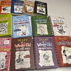 Diary of a Wimpy Kid book lot