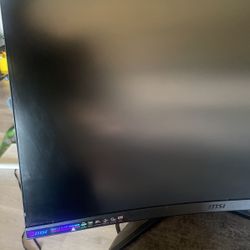 32” Msi Curved Monitor 