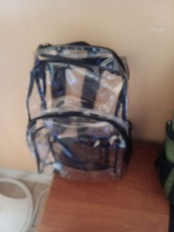 Clear backpack four work