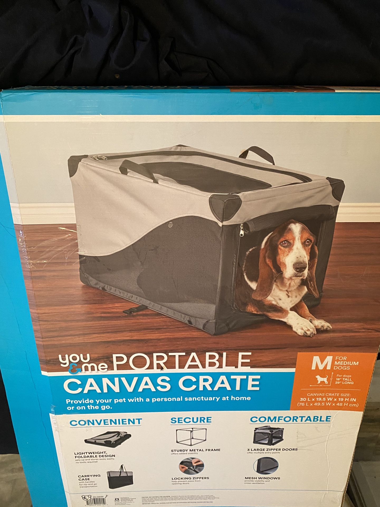 Portable and collapsible dog kennel *Mesh*