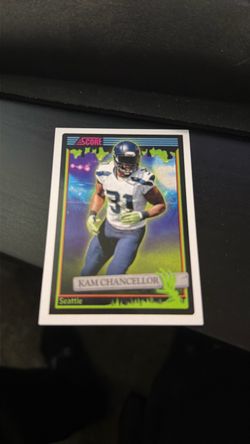 Kam Chancellor Score NFL Trading Card