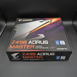 Z490 Aorus Master Gaming Motherboard- Gigabyte, Intel Core 10th Gen