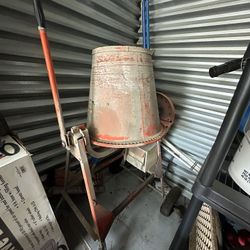 Tow-Behind Cement Mixer – Needs Tire