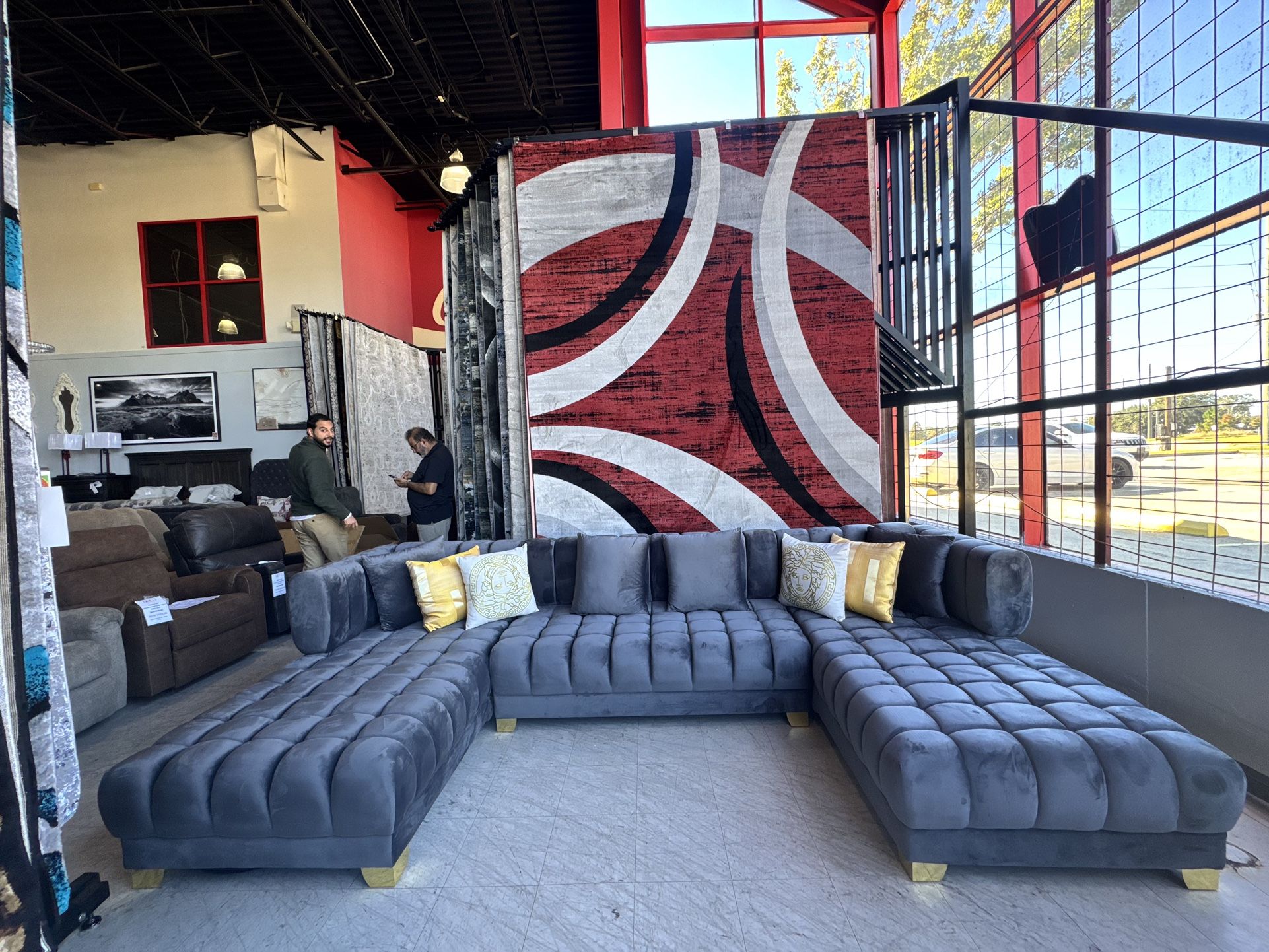 Grey Sectional Couch