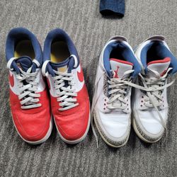 Two Pairs Of Mens Nike Shoes Size 13