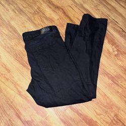 IZOD Men's Jeans Pants Skinny Fit Size 32x30 Black Spandex/cotton dark black pan