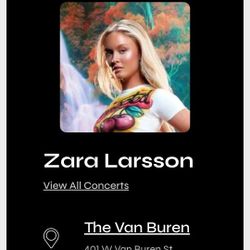 Zara Larson - Phoenix - 2 Tickets