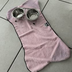 Dog Plates And Towel