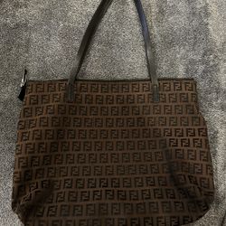 Fendi Canvas Tote 