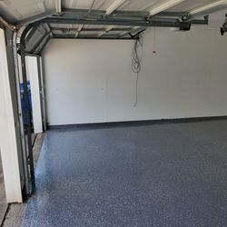 Epoxy Garage Floor And Patios.  2 Car Garage Is 609