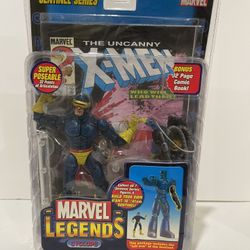 NEW Sealed Marvel Legends Cyclops 2005 - Comic + Build-a-Sentinel Left Arm