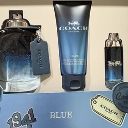 Coach Blue Perfume Set