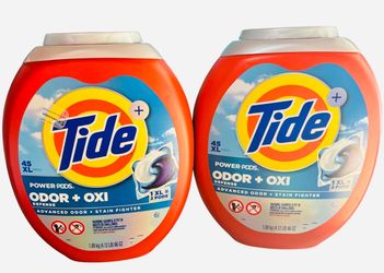 Tide Power Pods Odor + Oxi 45-Count (2-Pack)