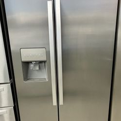 Stainless Steel Whirlpool Side By Side Refrigerator