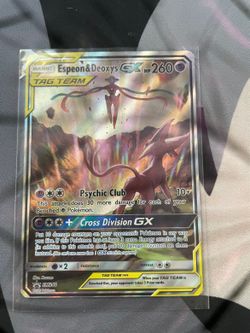 Espeon and Deoxys GX tag team