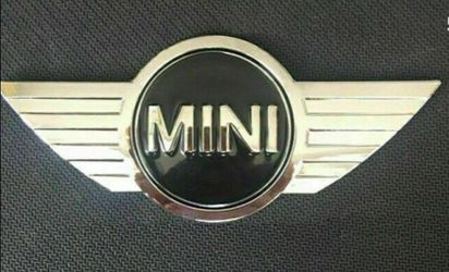 Mini cooper badge Emblem adhesive back 11.7 or 6.5cm all sold separately