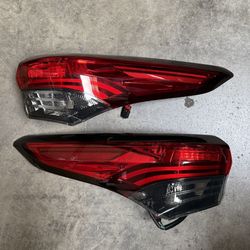 Pair 2020-2025 Toyota Highlander Outer Brake Lamps Tail Lights Left Right Side