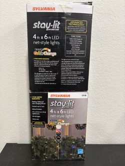 Sylvania Stay-Lit 4 x 6 ft LED Net Lights