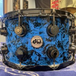 Dw Collectors 8x14 Blue Chaos Snare 