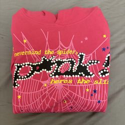 Sp5der Hoodie P*nk | Pink Size Medium 