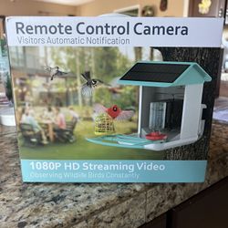 Remote Control Camera Birdfeeder. Brand New.