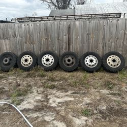 17” Dually Rims And Tires