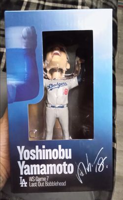 Brand new! Yoshinobu Yamamoto (Game 7) Bobblehead