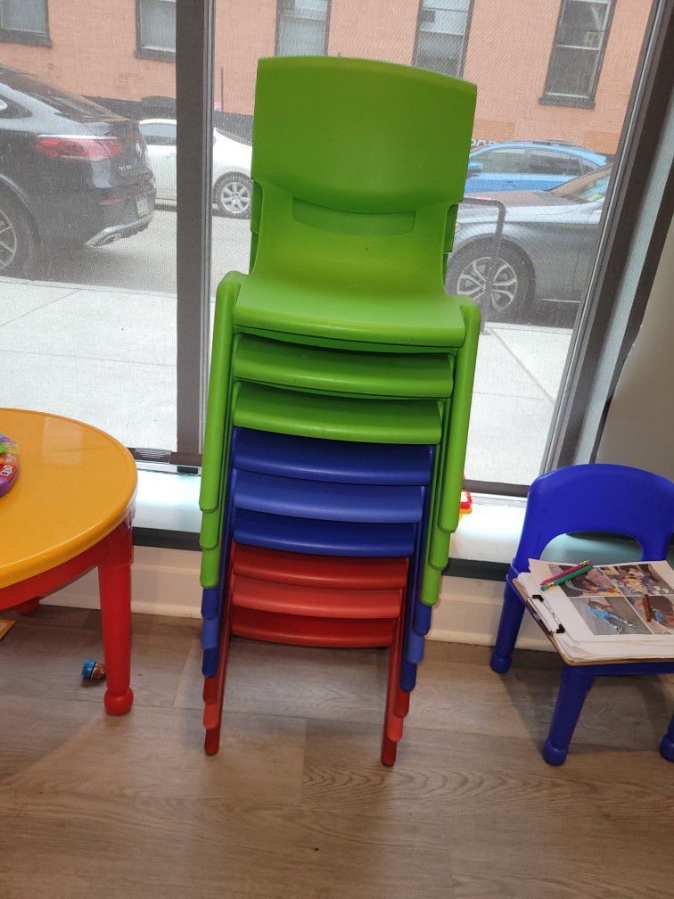 Preschool Chairs Set Of 9