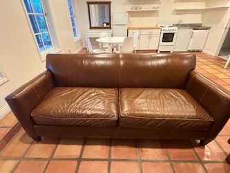 Leather couch