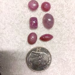 Ruby Cabochons 