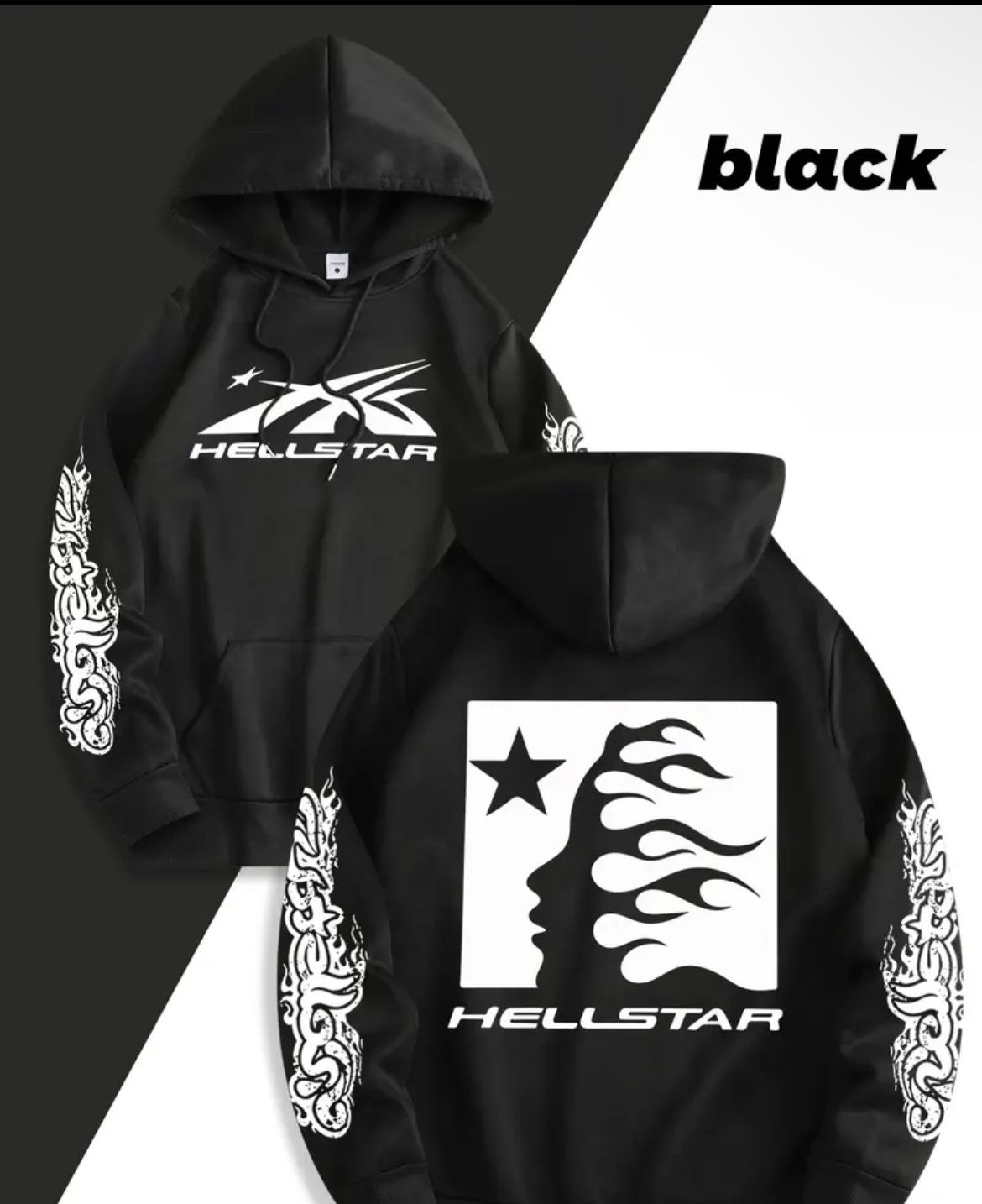 men’s hellstar hoodie (black)