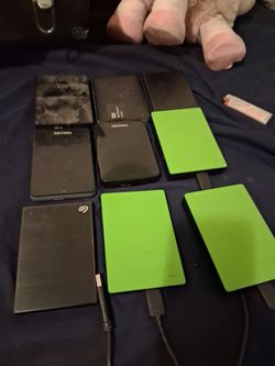 9 external hard drives