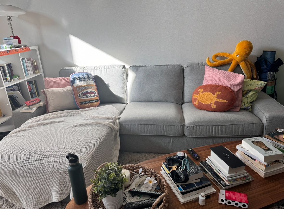L Shaped Couch Gray