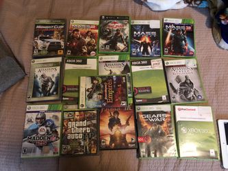 XBOX 360 games for sale !