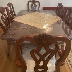 Dining Table, 6 Chairs, and Server/ Buffet